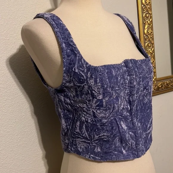 NEW Wild Fable velour crop tank top - Picture 6 of 14